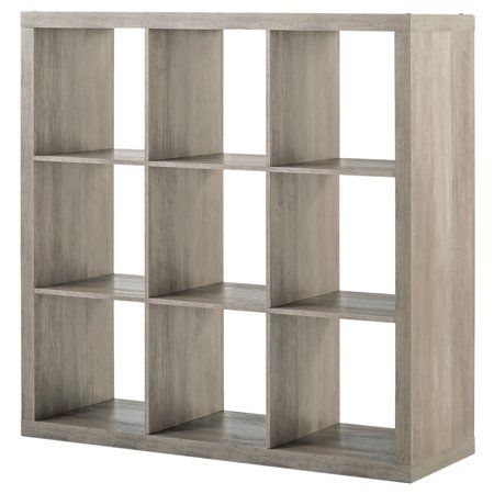 Photo 1 of Better Homes & Gardens 9-Cube Storage Organizer Rustic Gray
