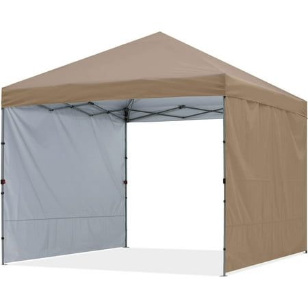 Photo 1 of ABCCANOPY 10ft X 10ft Easy Pop up Outdoor Canopy Tent (Black and Red)