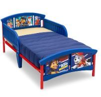 Photo 1 of Delta Children Plastic Toddler Bed, Nick Jr. PAW Patrol & Deluxe Toy Box, PAW Patrol Paw Patrol Bed + STORAGE_BOX,TB87207PW-1121