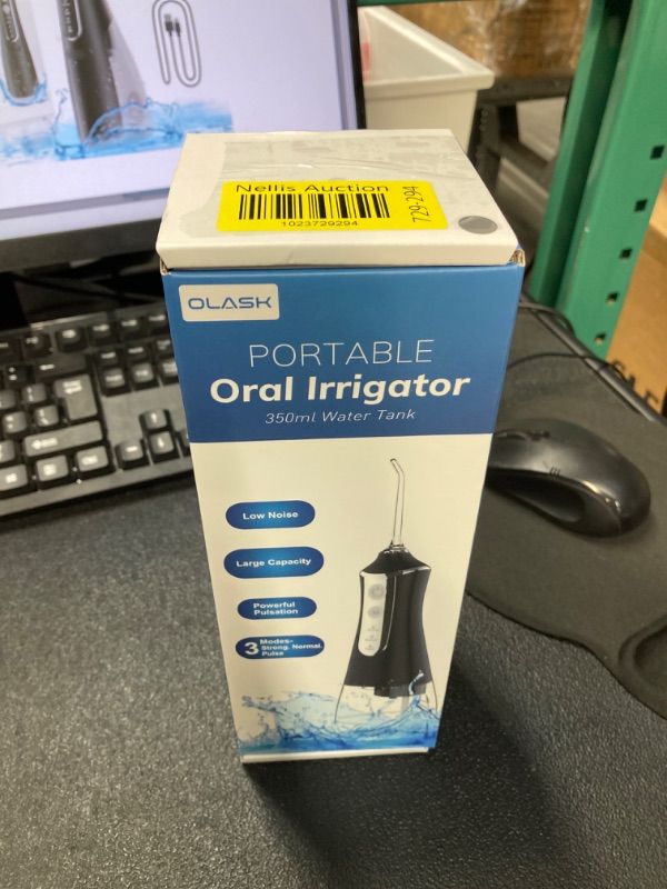 Photo 1 of ?2024 Latest Version Water Dental Flosser Teeth Cleaner Picks - 4 Modes Waterpik Oral Irrigator, Rechargeable Cordless IPX7 Waterproof Electric Waterflosser Portable 300ML Flossing for Teeth Cleaning
