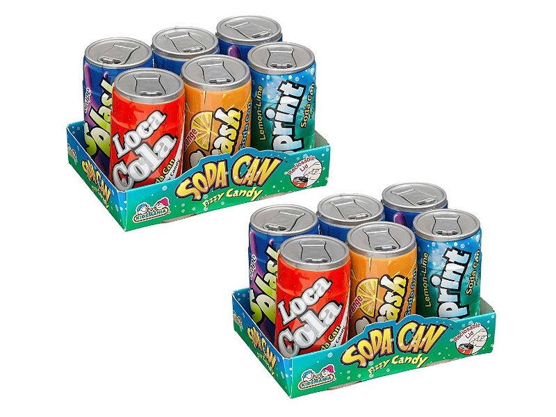 Photo 1 of ***2PK BUNDLES*** Soda Cans Fizzy Candy Six-Packs - 3 of the Six-Packs
