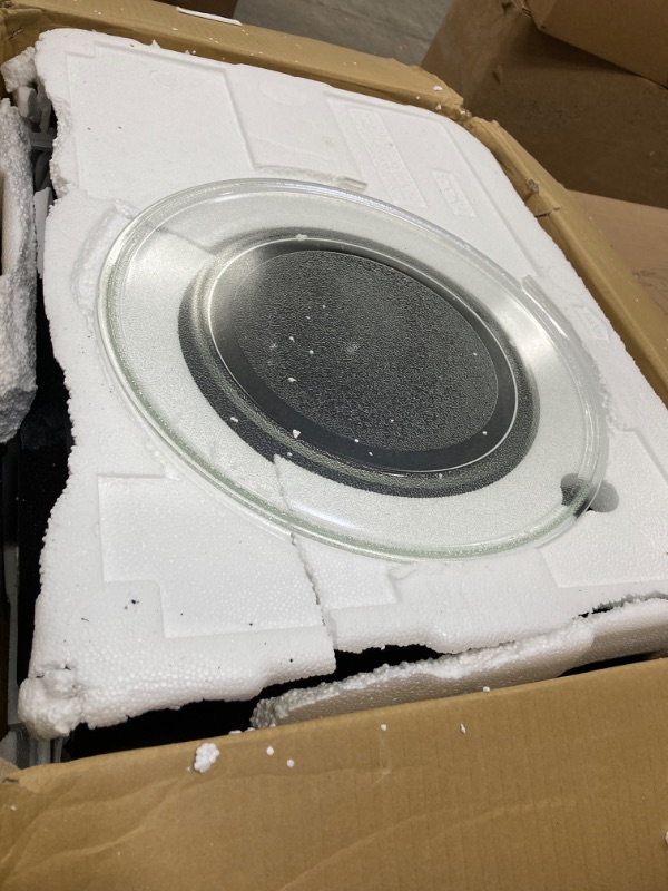 Photo 2 of ***DENTS TO THE MICROWAVE, CHIP TO THE SPINNING PLATE*** 1.9 Cu. Ft. Countertop Microwave for Built-In Applications with Sensor Cook