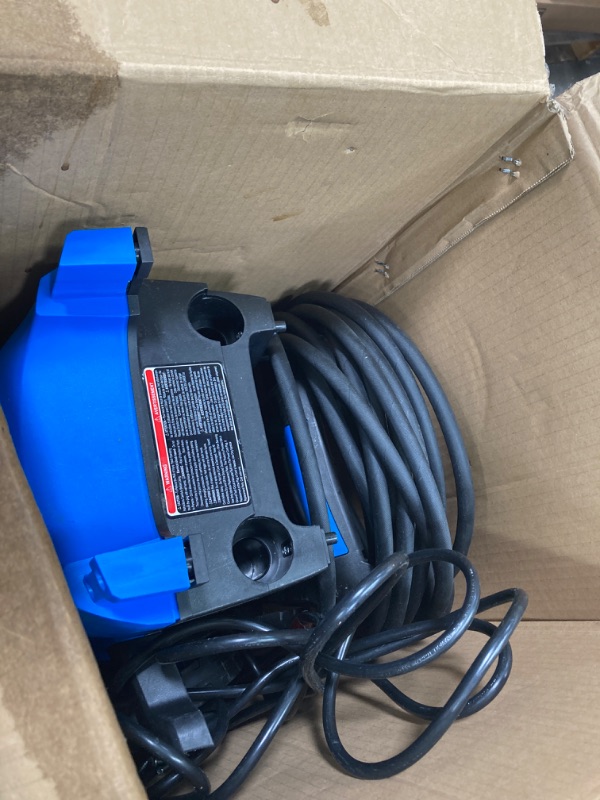 Photo 3 of 4000PSI Electric Pressure Washer, Huanherad 2024 Newest 4.0GPM Power Washer, 1/4” QC Steel Wand, 4 Nozzles and 33FT Extension Pressure Washer Hose Reel, for Cars/Fences/Driveways/Home/Patios (Blue)