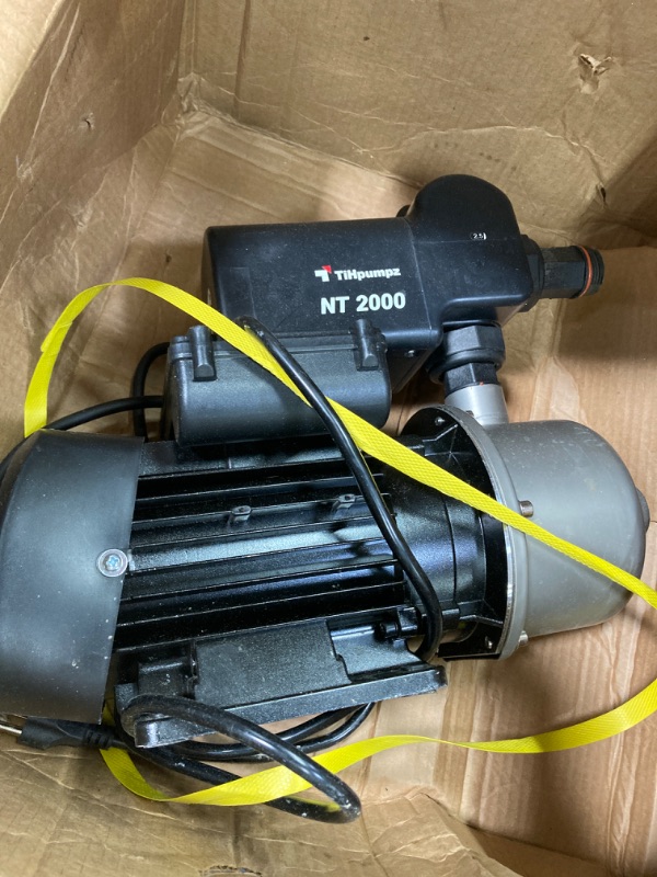 Photo 3 of Auto Water Pressure Booster Pump for Home. Multi-stage Centrifugal, High Pressure, Low Noise. 110VAC/60HZ, 2/3HP, 1HP, 1.5HP for Whole House, Residential Underground or Surface Water (CHB4-4)