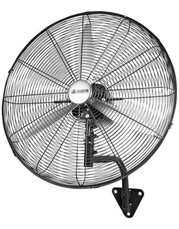 Photo 1 of Industrial Fan, Metal Support Spin Fan Studio Living Room Large Wall-Mounted Fans Cold Air Circulator Three Speed Adjustment Home Appliances (Size : 95CM)