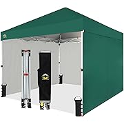 Photo 1 of *** see note*** 10X10 Comercial Instant Canopy Pop Up Tent with Center Lock (10x10 with 4 Sidewalls, Forest 