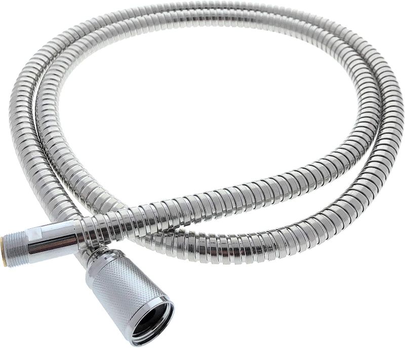 Photo 1 of Essential Values Replacement Spray Hose (59") - Compatible with Grohe 46092000, Stainless Steel - Made in USA