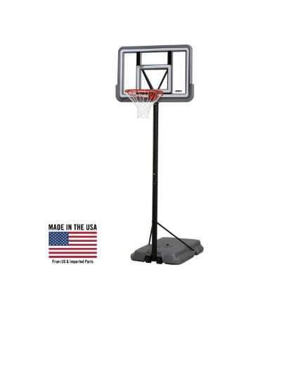 Photo 1 of Lifetime Adjustable Portable Basketball Hoop (44-Inch Polycarbonate) - 90690