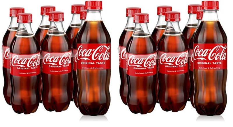 Photo 1 of Coca-Colaa Soda Soft Drink, 16.9 fl oz, 12 Pack Exp date oct14 2024