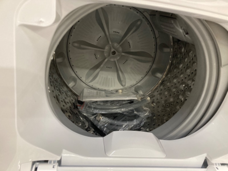 Photo 1 of BLACK+DECKER Small Portable Washer, Washing Machine for Household Use, Portable Washer 2.0 Cu. Ft. with 6 Cycles, Transparent Lid & LED Display