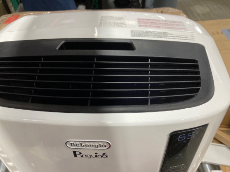 Photo 4 of ***FOR PARTS, DOES NOT WORK PROPERLY*** DeLonghi Portable Air Conditioner 12,500 BTU,cool extra large rooms up to 550 sq ft,wifi with alexa,energy saving,heat,quiet,remote,AC Unit,dehumidifier,fan,programmable,window venting kit,EL376HRGFK