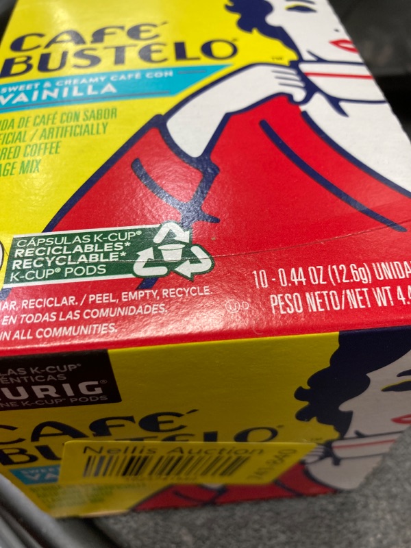 Photo 2 of Generic Cafe Con Leche Coffee K-Cup Pods Cafe Bustelo with Tips on Keeping your Keurig Machine Clean - Medium Dark Roast Coffee K-Cups - 1 Box with 24 K-Cup Pods https://a.co/d/iS2763i