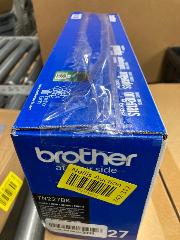 Photo 2 of Brother Genuine TN227, TN227BK, High Yield Toner Cartridge, Replacement Black Toner, Page Yield Up to 3,000 Pages, TN227BK, Amazon Dash Available