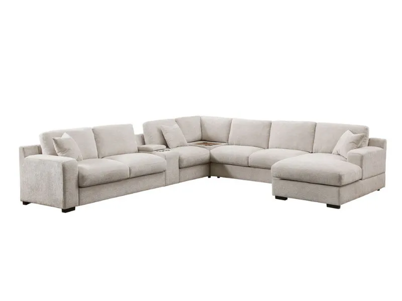 Photo 1 of ***3 BOXES ONLY, NO RETURNS*** Celine Beige Chenille Sectional 89298 