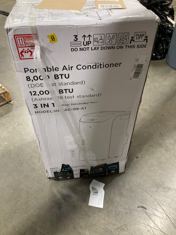 Photo 2 of 12,000 BTU Portable Air Conditioner Cools Up to 500 Sq.Ft, 3-IN-1 Energy Efficient Portable AC Unit with Remote Control & Installation Kits for Large Room, Campervan, Office, Temporary Space