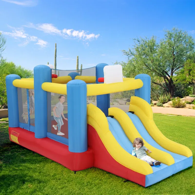 Photo 1 of **((Check Notes))** 15'x7.8' x7.6' Bounce House,Inflatable Bounce House For Kids With Blower Included,Indoor/Outdoor Playhouse
