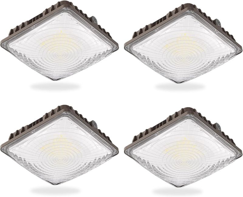 Photo 1 of 
40W LED Canopy Light, 6000LM LED Canopy Lights Outdoor, IP65 Waterproof Canopy Light for Gas Station Industrial Lighting Garage Barn Shop Carport Warehouse...
Size:40W 4PACK