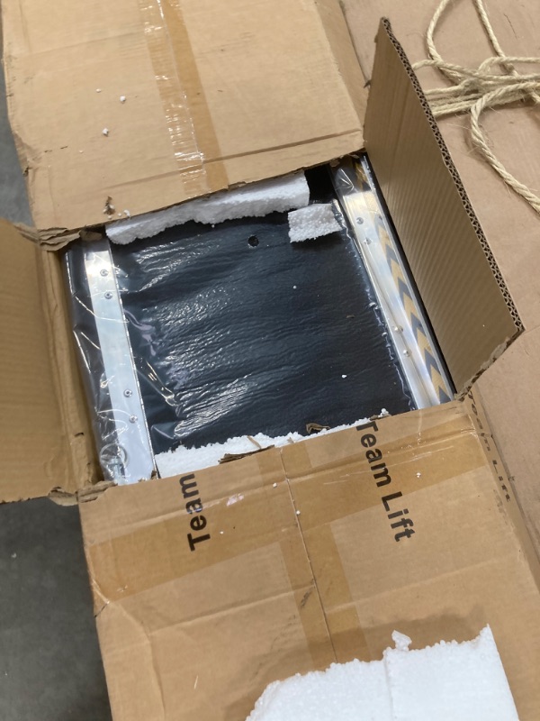 Photo 3 of MAASTERS Portable Wheelchair Ramp 10 Feet - Aluminum Long Wheelchair Ramp - Loading Capacity 600 lbs - 10 Ft Wheelchair Ramp with Extra Support Leg