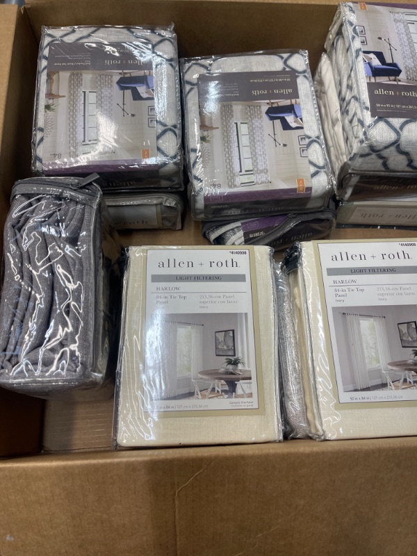 Photo 3 of allen + roth Curtain Panel Bundle 29 pack