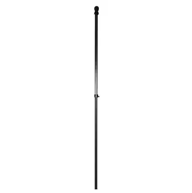 Photo 1 of Rain or Shine 5.75-ft Black Metal House Flag Pole