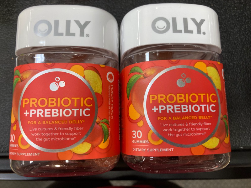 Photo 2 of ***BUNDLE OF 2***Probiotic + Prebiotic Gummies Peachy Peach EXP 04/25