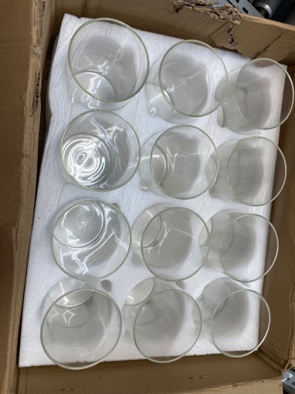 Photo 2 of 12 Pcs 4 x 8 Inches Clear Glass Cylinder Vases, Bulk Sell of Table Flower Vases for Home, Wedding Centerpieces,Party, Anniversary Ceremony. 12 Pcs 4 x In8ches