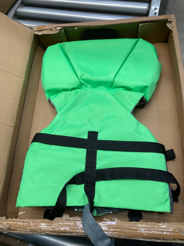 Photo 3 of ***Stain on the back ** STEARNS PFD Heads-Up Type II Life Vest 30 - 50 lbs