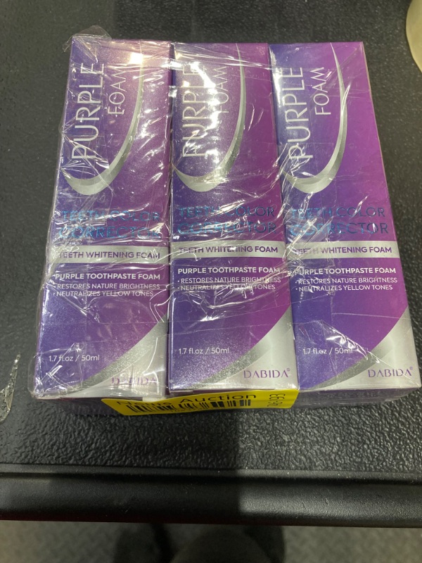 Photo 4 of ***BUNDLE OF 3***Purple Toothpaste for Teeth Whitening, Purple Teeth Whitening, V34 Colour Corrector serum, Purple Toothpaste, Color Corrector Purple Toothpaste, Purple Teeth Whitening Toothpaste EXP 07/02/2025