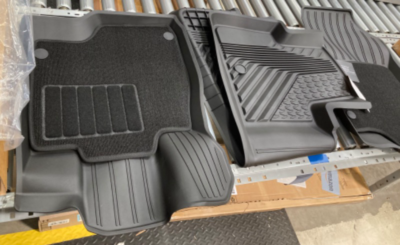 Photo 2 of 3W Floor Mats&Front Carpets Fit Acura RDX 2019-2024 TPE All Weather Custom Fit Floor Liner for Acura RDX 1st and 2nd Row Full Set Car Liners Black Acura RDX 2019-2024 floor mats&Carpets