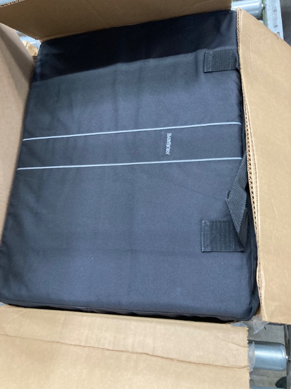 Photo 2 of BabyBjorn Travel Crib Light Black and Fitted Sheet Bundle Pack