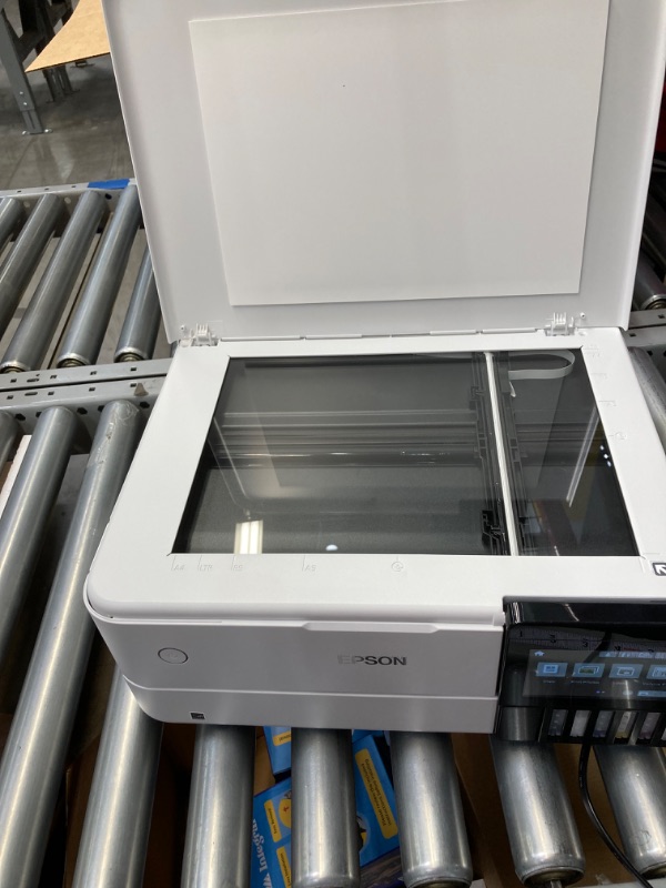 Photo 3 of ***(PARTS ONLY)***
Epson EcoTank Photo ET-8500 Wireless Color All-in-One Supertank Printer with Scanner, Copier, Ethernet and 4.3-inch Color Touchscreen, White, Large ET-8500 Printer