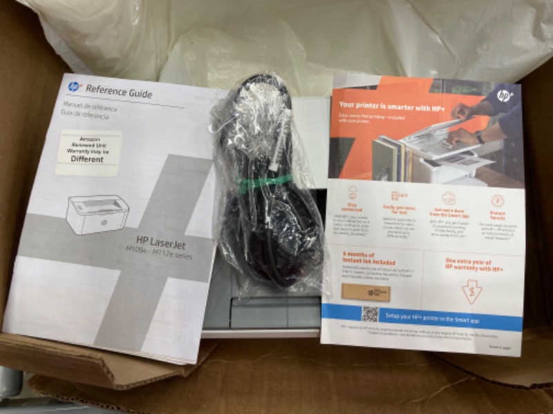 Photo 1 of HP LaserJet M110we Wireless Monochrome Printer with HP+ and Bonus 6 Months Instant Ink (7MD66E) New Version: HP+, M110we