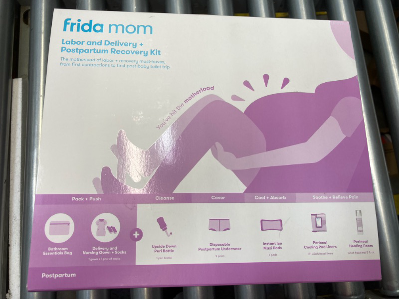 Photo 4 of Frida Mom Labor and Delivery + Postpartum Recovery Kit + Breast Care Self Care Kit