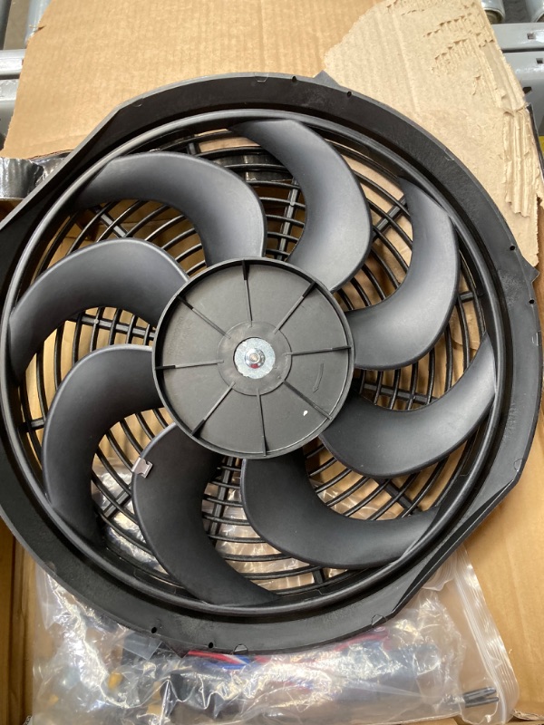 Photo 3 of A-Premium 14'' 14 inch Electric Radiator Fan High 3000+ CFM, 12V 90W with Thermostat Wiring Switch Relay Kit