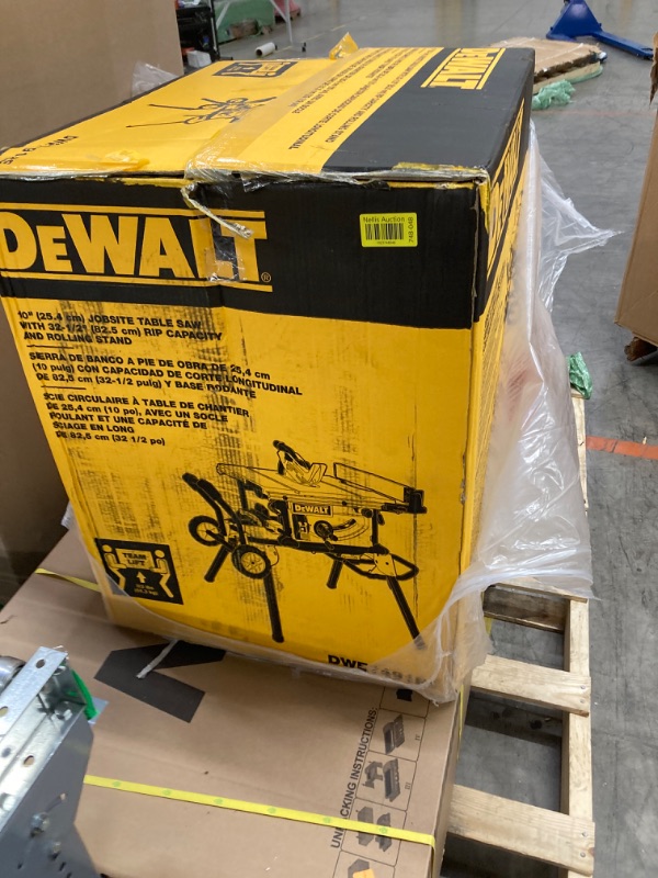 Photo 3 of 15 Amp Corded 10 in. Job Site Table Saw with Rolling Stand