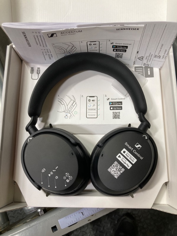 Photo 2 of Sennheiser Consumer Audio ACCENTUM Wireless Bluetooth Headphones - 50-Hour Battery Life, Audio, Hybrid Noise Cancelling (ANC), All-Day Comfort and Clear Voice Pick-up for Calls, Black