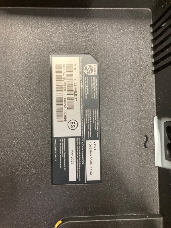 Photo 1 of PHILIPS 221V8LB 22 inch Full HD (1920 x 1080) Monitor, 100Hz Refresh Rate, VESA, HDMI x1, VGA x1, LowBlue Mode, Adaptive Sync, 4 Year Advance Replacement Warranty 22" FHD VA Panel 100Hz