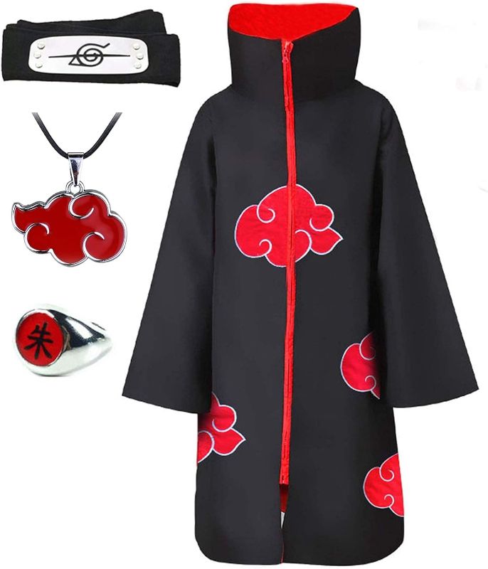 Photo 2 of *** ACCESSORIES VARY *** Cloak Halloween Cosplay Costume Uniform with Headband Anime Cosplay