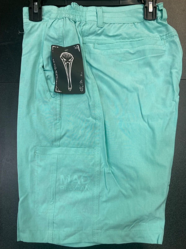 Photo 2 of Mad Pelican You Wish Donnie's Walking Shorts - Aruba Blue MEDIUM