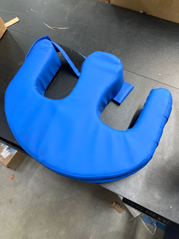 Photo 2 of YHK Patient Turning Device, Prevent Muscle Atrophy Elderly Turnover Device with Removable Straps U-Shaped Multifunctional Turning Pillow, Bedridden Nursing Supplies for The Elderly?Dark Blue Straps?