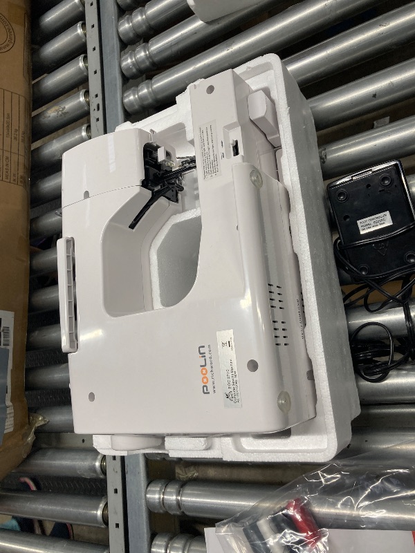 Photo 1 of Poolin EOC02 Sewing Machine,Computerized Full Featured Machine Sewing with 200 Stitches,7 Feet,LCD Display,Wide Table,Sewing Machine for Beginners,(EOC2720)