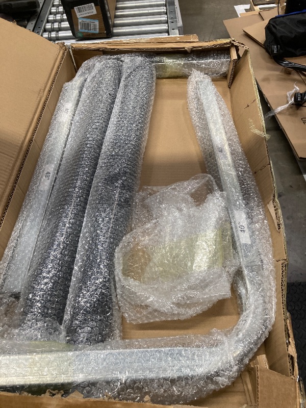 Photo 1 of 1 Pair of Boat Trailer Guide, Trailer Guide Ons Galvanized Steel for Boat, Fishing Boat, Sailboat Trailer, Silver and Black, L Shaped/T Shaped