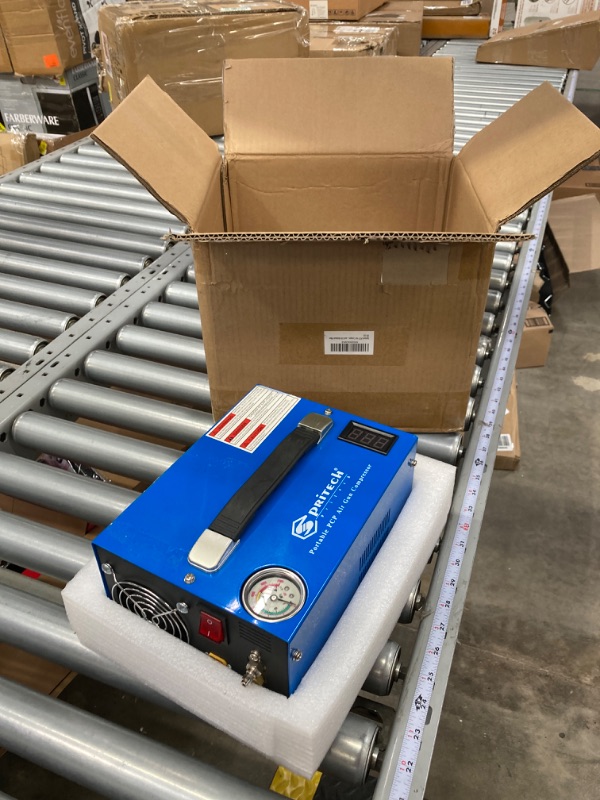 Photo 1 of Spritech PCP Air Compressor, Portable 4500Psi/30Mpa, Water/Oil-Free, PCP Rifle/Pistol and Paintball Tank Air Pump, Powered by 12V Car DC or Home 110V AC with Power Converter and Oil-Moisture Filter