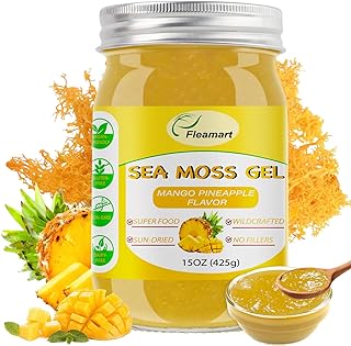 Photo 1 of 
Fleamart Sea Moss Gel Organic Raw Irish Seamoss Gel Wildcrafted Sea Moss Gel Vegan Superfood Support Vitamins Mineral 15OZ Flavored Sea Moss Ge