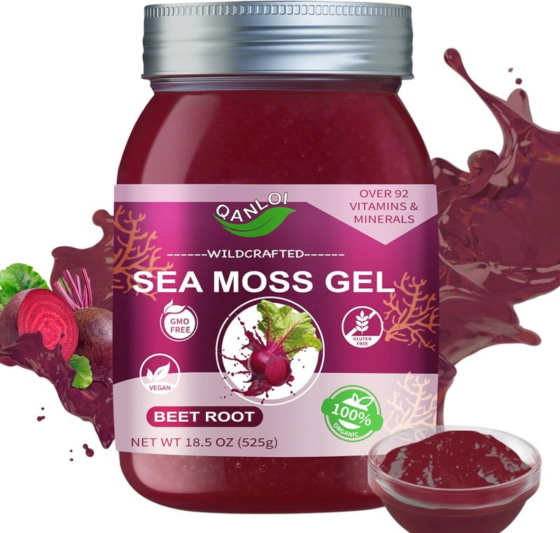 Photo 1 of 
QANLOI Organic Sea Moss Gel, 18.5 OZ Irish Seamoss Gel Made with Real Fresh Fruit, Gluten-Free & Vegan & Non-GMO Superfood with Natural Essential...