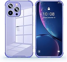 Photo 1 of EEIEER Compatible with iPhone 15 Pro Case, 6.1inch Full Covered iPhone 15 Pro Protective Cover, Silicone Case for iPhone 15 Pro-Clear Purple