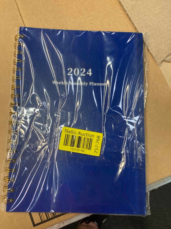 Photo 2 of Ymumuda Planner 2024-2025,12 Months, JUL.2024 to JUN.2025, 8.5" X 11", 2024-2025 Weekly Monthly Planner with Spiral Bound, Waterproof Hardcover & Large Writing Blocks, Dark Blue