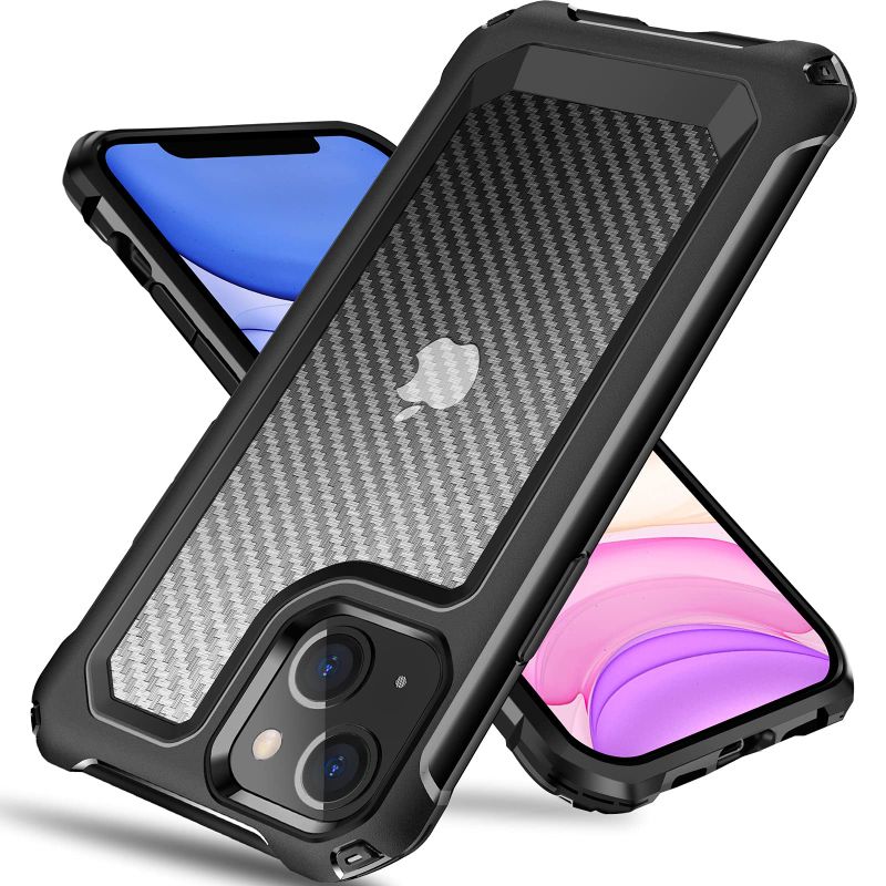 Photo 1 of *** BUNDLE X 2 *** iPhone 15 Case, [Military Grade Shockproof] [Soft TPU Bumper Frame] Anti-Scratch, Fingerprint Resistant, Protective Phone Case for iPhone 15, Black iPhone 15 Black
