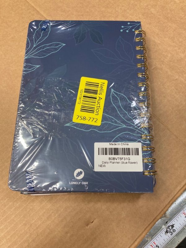 Photo 1 of Daily Agenda Planner Undated, To Do List Notebook, Spiral Appointment Organizer Notebook for Man/Women, Stylish Daily Notebook for School or Office Supplies, 6.1" x 8.5" (Indigo) Indigo A5