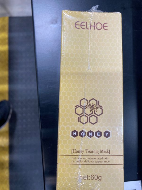 Photo 2 of ANRUI Honey Tearing Mask Peel Blackhead Control Honey Peel Mask for Face Oil Control Blackhead Remover Off Dead Skin Clean Pores Shrink (2PCS)